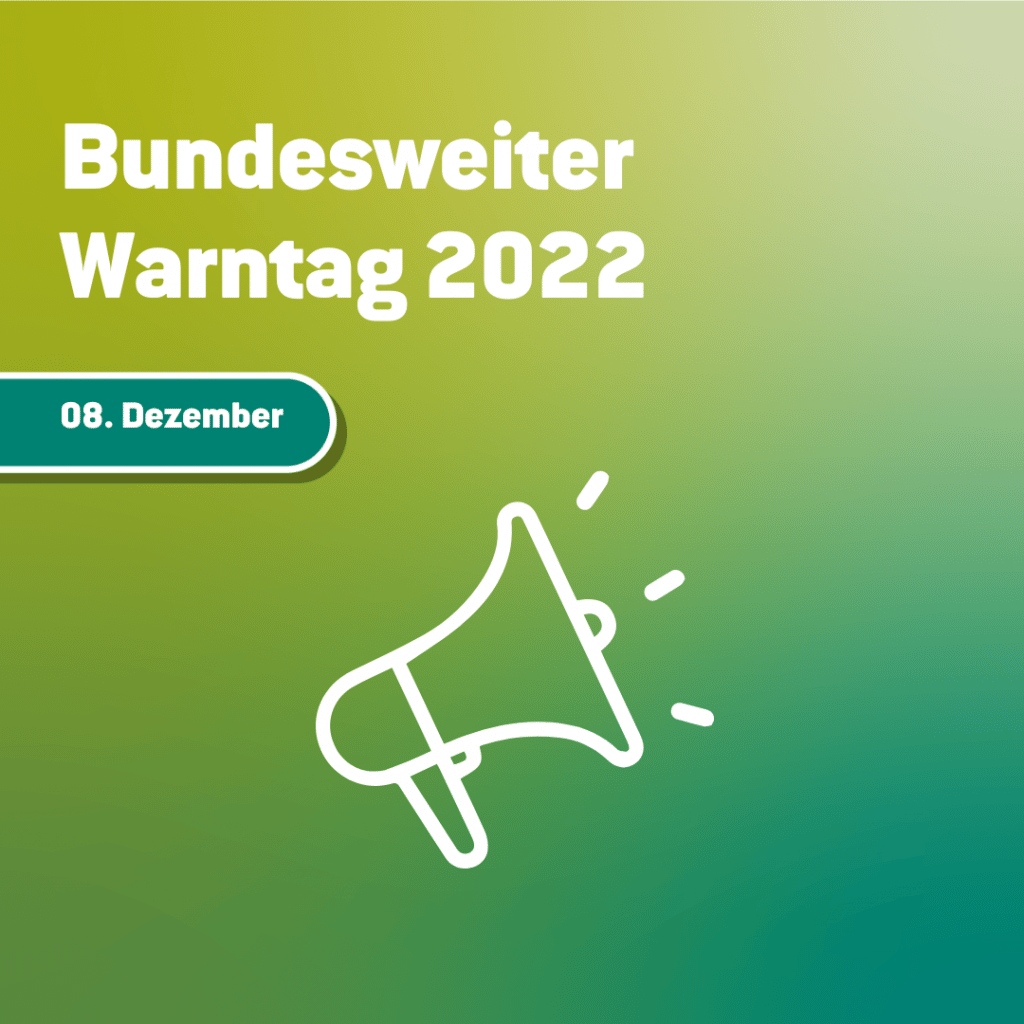 Vorwarnung Info zum bundesweiten Warntag Privatkunden